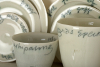 porcelain with texts