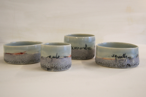 on the horizon porcelain bowls
